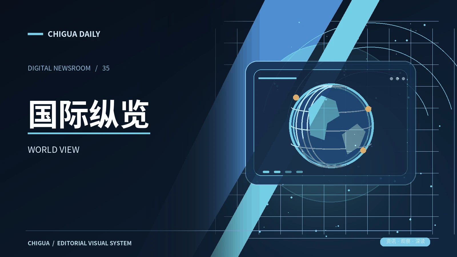 国际纵览栏目视觉图片